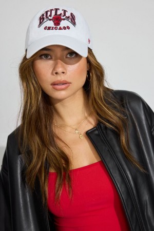 Garage 47 Brand - Chicago Bulls Women Hat Cream / Red | A-9187426