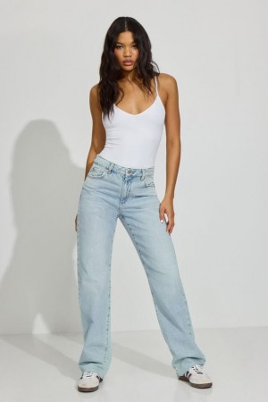 Garage 90s Straight Women Jeans Blue | A-2079815