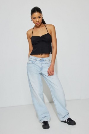 Garage Baggy Women Jeans Blue | A-5904613