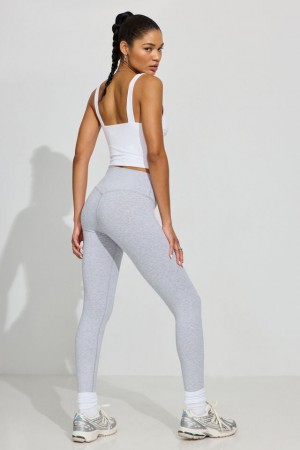 Garage Clean Women Leggings Grey | A-1268375