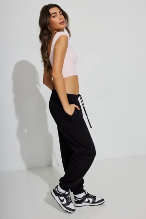 Garage Easy Women Joggers Black | A-2649317
