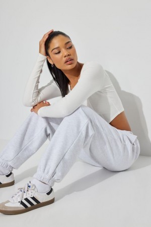 Garage Easy Women Joggers Grey | A-7086953