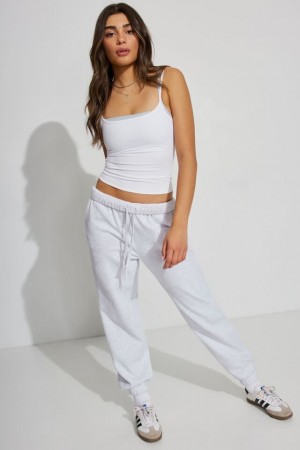 Garage Easy Women Joggers Grey | A-9764325