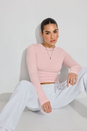 Garage Estelle Women Long Sleeve Light Purple | A-2379486