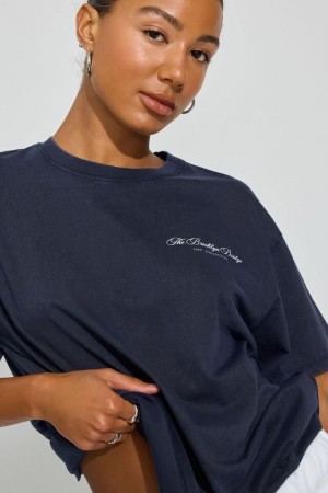 Garage Ex Boyfriend Women T Shirts Blue | A-0254379