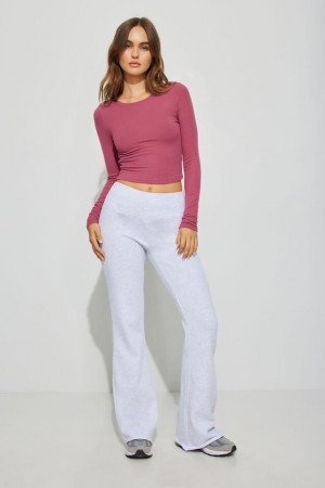 Garage Fit And Flared Women Sweatpants Grey | A-8307416