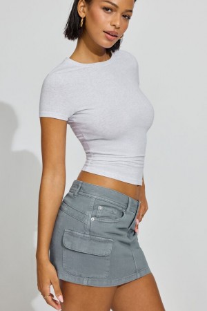 Garage Kara Women Skorts Titanium Grey | A-7906521