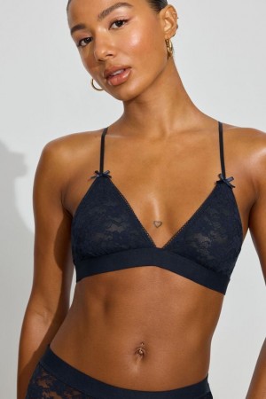 Garage Lace Women Bralettes Blue | A-7048965