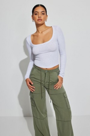 Garage Pamela Women Long Sleeve Grey | A-7401968