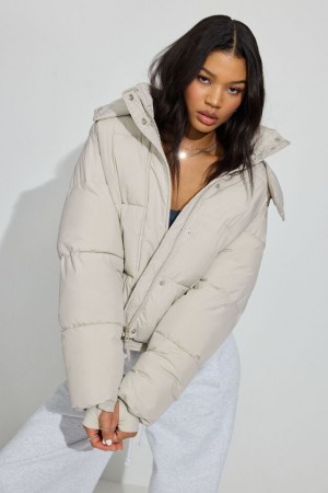 Garage Perfect Women Down Jackets White / White | A-7153890