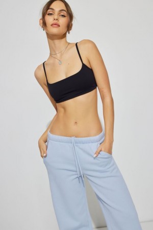 Garage Sleek Micro Cami Women Tank Top Black | A-4623571