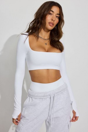Garage Softactive Women Long Sleeve White | A-1832476