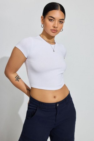 Garage Stormi Women T Shirts White | A-1736982