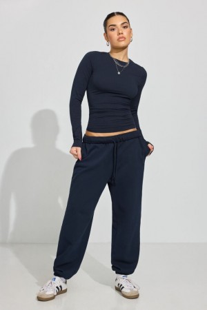 Garage Ultrafleece Boyfriend Women Sweatpants Blue | A-0492351