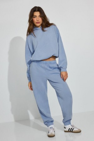 Garage Ultrafleece Boyfriend Women Sweatpants Blue | A-7563149