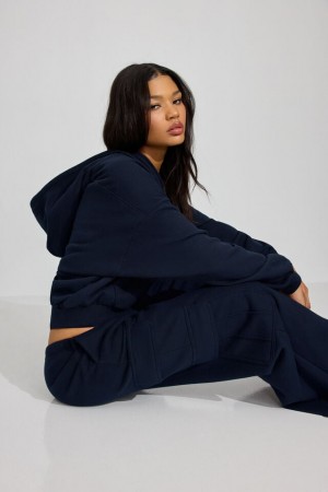 Garage Ultrafleece Full Zip Women Hoodie Blue | A-1580267