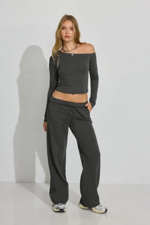 Garage Ultrafleece Straight Leg Women Sweatpants Grey | A-4259137