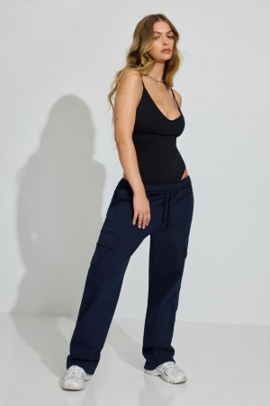 Garage Ultrafleece Women Cargo Pants Blue | A-2903658