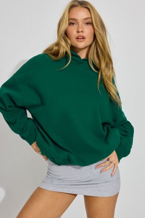 Garage Ultrafleece Women Hoodie Green | A-4105829