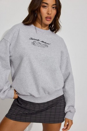 Garage Ultrafleece Women Sweatshirts Grey | A-3761498
